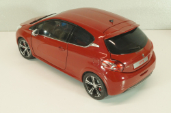 Peugeot 208 GTI 2013, red, 184700, Norev 1:18