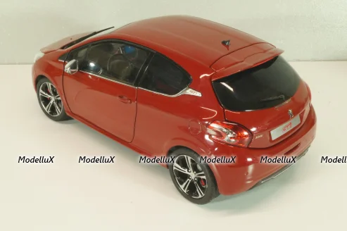Peugeot 208 GTI 2013, red, 184700, Norev 1:18