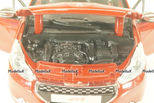 Peugeot 208 GTI 2013, red, 184700, Norev 1:18