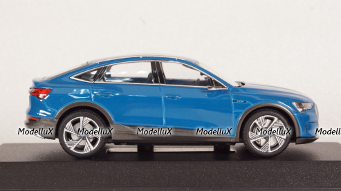 Audi E-tron Sportback Antigua Blue, IScale 1:43