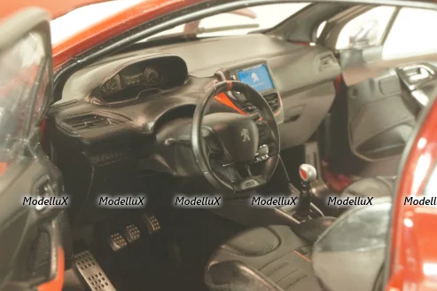 Peugeot 208 GTI 2013, red, 184700, Norev 1:18