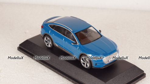 Audi E-tron Sportback Antigua Blue, IScale 1:43