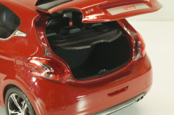 Peugeot 208 GTI 2013, red, 184700, Norev 1:18