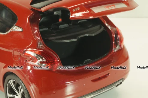Peugeot 208 GTI 2013, red, 184700, Norev 1:18