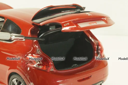 Peugeot 208 GTI 2013, red, 184700, Norev 1:18