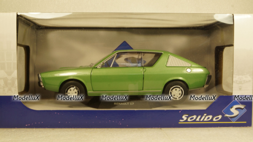 Renault R17 1976 green metallic, S1803701, Solido 1:18