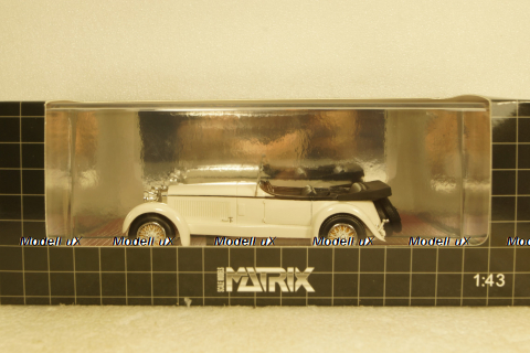 Mercedes 680S Tourer Sindelfingen white open 1927, MX51302-151, Matrix 1:43