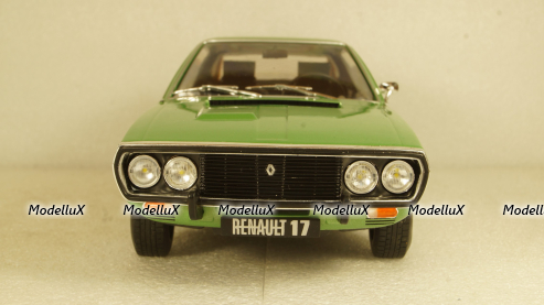 Renault R17 1976 green metallic, S1803701, Solido 1:18