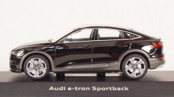 Audi E-tron Sportback black, IScale 1:43