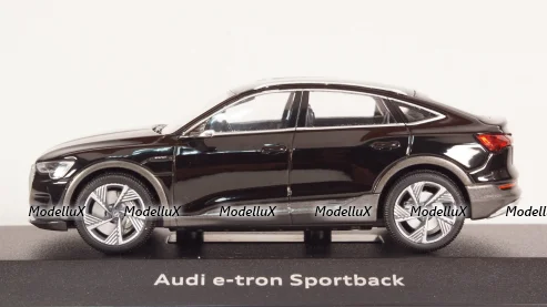 Audi E-tron Sportback black, IScale 1:43
