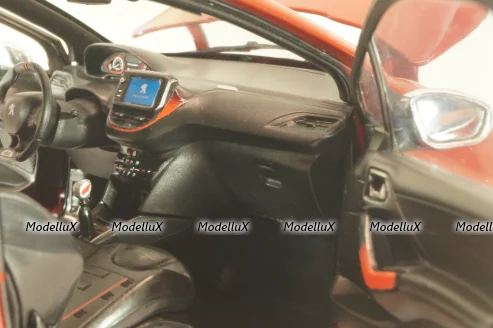 Peugeot 208 GTI 2013, red, 184700, Norev 1:18