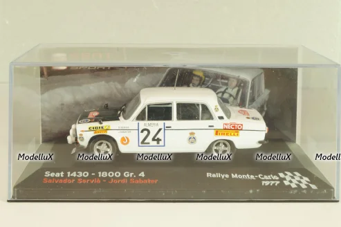 Seat 1430 – 1800 Gr. 4 # 24 Rally Monte Carlo 1977,  S. Servia/J.Sabater, Altaya 1:43
