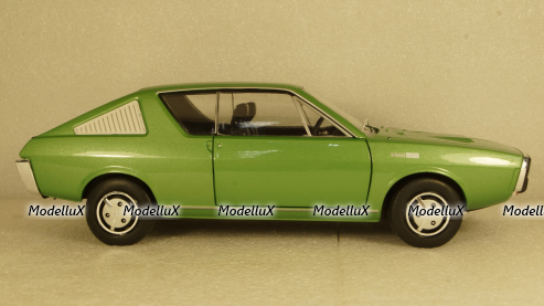 Renault R17 1976 green metallic, S1803701, Solido 1:18