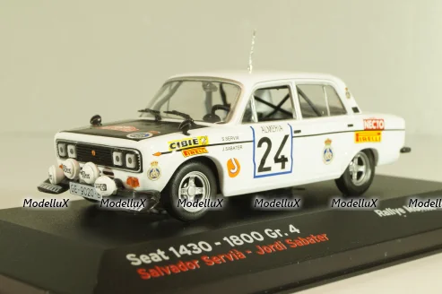 Seat 1430 – 1800 Gr. 4 # 24 Rally Monte Carlo 1977,  S. Servia/J.Sabater, Altaya 1:43