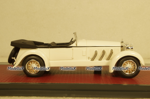 Mercedes 680S Tourer Sindelfingen white open 1927, MX51302-151, Matrix 1:43