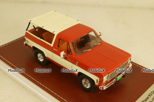 Chevrolet Blazer K5 Open Top red/white 1973-1978, GIM070B, GIM 1:43