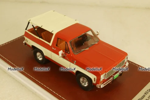 Chevrolet Blazer K5 Open Top red/white 1973-1978, GIM070B, GIM 1:43