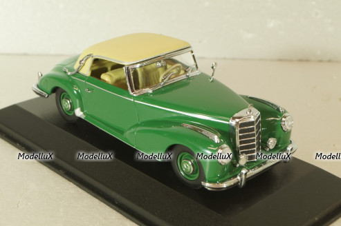 Mercedes-Benz 300 SC Roadster (W188) 1951, green, 32340, Minichamps 1:43 Без картонной коробки!