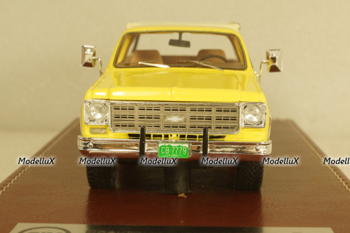 Chevrolet Blazer K5 Open Top yellow/white 1973-1978, GIM070A, GIM 1:43