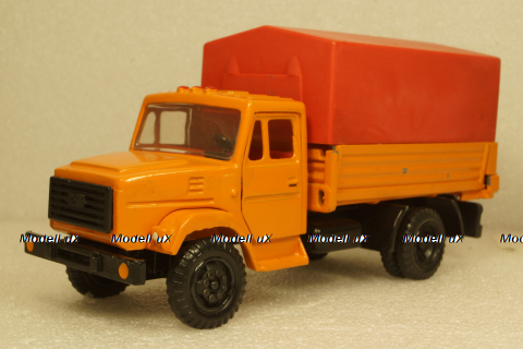 Зил-4331, оранжевый/красный , з-д Вега 1:43