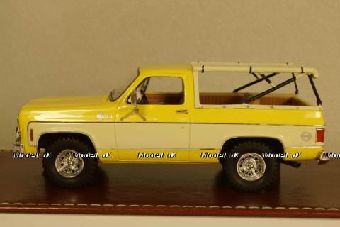 Chevrolet Blazer K5 Open Top yellow/white 1973-1978, GIM070A, GIM 1:43