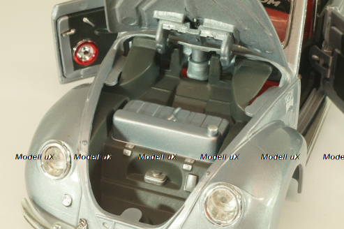 Volkswagen Beetle 1951 Custom, silver, Maisto 1:18