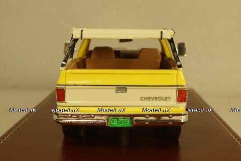Chevrolet Blazer K5 Open Top yellow/white 1973-1978, GIM070A, GIM 1:43