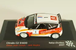 Citroen C2 S1600 #1 Rally Antibes 2007, S.Jean-Joseph/J.Boyere, Altaya 1:43