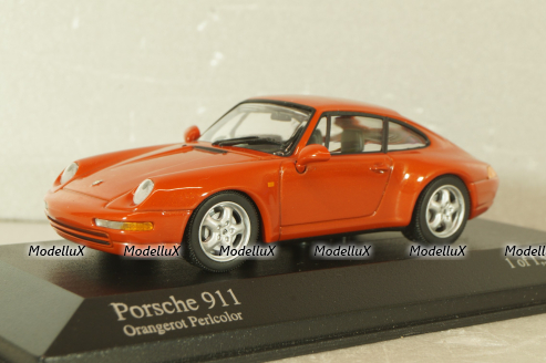 Porsche 911 (964) 1993, orange, 430063012, Minichamps 1:43