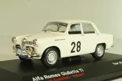 Alfa Romeo Giulietta TI #28 Rally Tour Auto 1958, B.Consten/Herbert, Altaya 1:43
