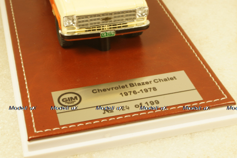 Chevrolet Blazer Chalet orange/creme 1978, GIM069В, GIM 1:43
