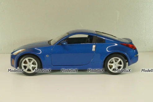 Nissan 350 Z 2002, blue, 92538, Road Signature 1:18