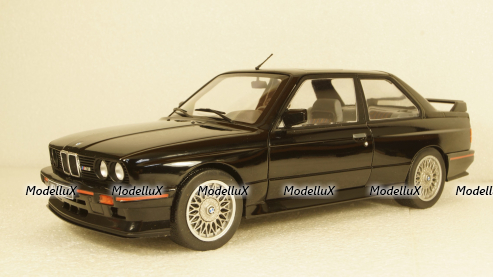 BMW M3 E30 Sport Evolution 1990 black, S1801501, Solido 1:18