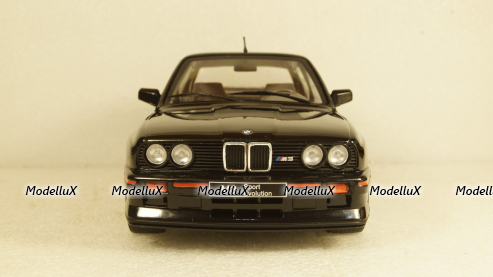 BMW M3 E30 Sport Evolution 1990 black, S1801501, Solido 1:18