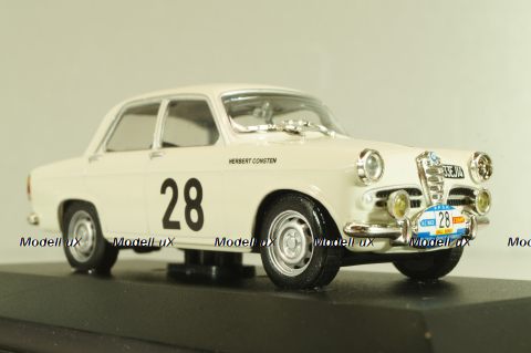 Alfa Romeo Giulietta TI #28 Rally Tour Auto 1958, B.Consten/Herbert, Altaya 1:43