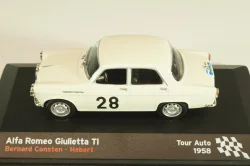Alfa Romeo Giulietta TI #28 Rally Tour Auto 1958, B.Consten/Herbert, Altaya 1:43