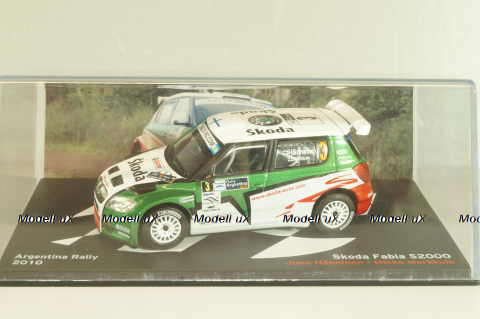 Skoda Fabia S2000 #3 Rally Argentina 2010 J.Hänninen/M.Markkula, La Passion du Rallye, Altaya 1:43