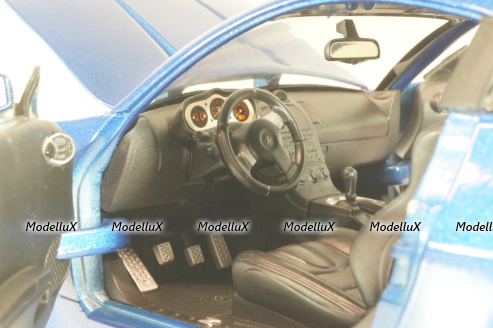 Nissan 350 Z 2002, blue, 92538, Road Signature 1:18