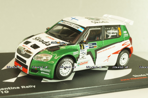 Skoda Fabia S2000 #3 Rally Argentina 2010 J.Hänninen/M.Markkula, La Passion du Rallye, Altaya 1:43