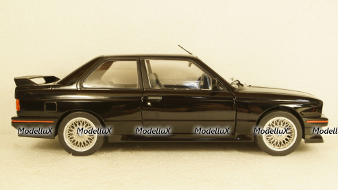 BMW M3 E30 Sport Evolution 1990 black, S1801501, Solido 1:18