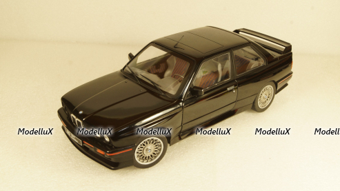 BMW M3 E30 Sport Evolution 1990 black, S1801501, Solido 1:18