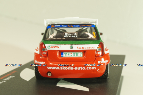 Skoda Fabia S2000 #3 Rally Argentina 2010 J.Hänninen/M.Markkula, La Passion du Rallye, Altaya 1:43