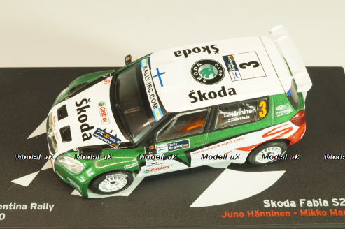 Skoda Fabia S2000 #3 Rally Argentina 2010 J.Hänninen/M.Markkula, La Passion du Rallye, Altaya 1:43