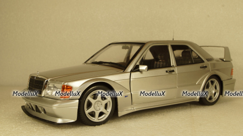 Mercedes 190E Evo 2 1990 Silver, S1801005, Solido 1:18