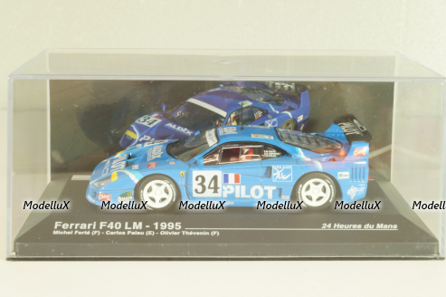 Ferrari F40 #34 24H LeMans 1995, M.Ferte/C/Palau/O.Thevenin, Altaya 1:43