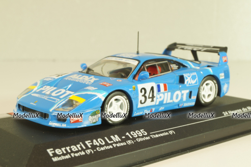 Ferrari F40 #34 24H LeMans 1995, M.Ferte/C/Palau/O.Thevenin, Altaya 1:43