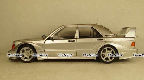 Mercedes 190E Evo 2 1990 Silver, S1801005, Solido 1:18