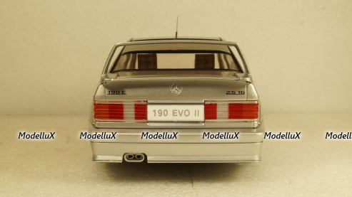 Mercedes 190E Evo 2 1990 Silver, S1801005, Solido 1:18