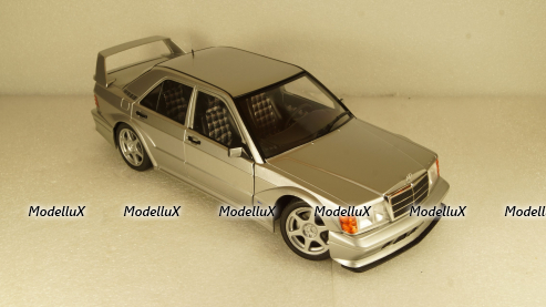 Mercedes 190E Evo 2 1990 Silver, S1801005, Solido 1:18