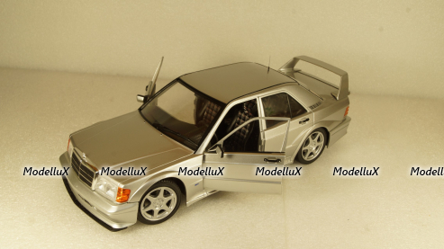 Mercedes 190E Evo 2 1990 Silver, S1801005, Solido 1:18